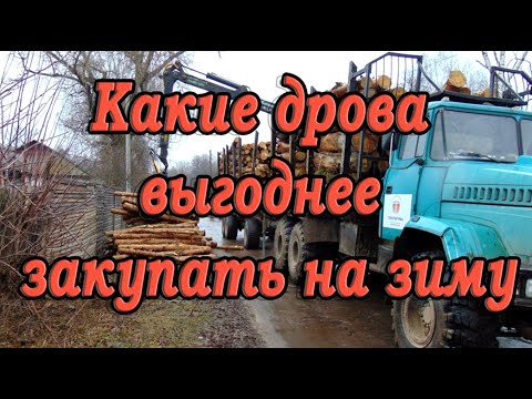 ➤ Какие дрова выгоднее закупать на зиму ➤ Колотые или поленья!  ➤ Какие дрова лучше