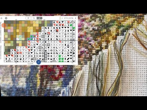 Cross Stitch: Diagonal Parking Tutorial #5: A Close Up View