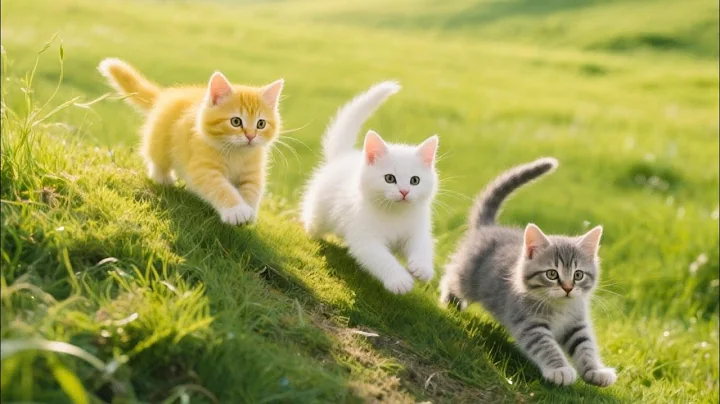 Video 10691441: adorable kittens playful cats, cat beautiful kitten, kitten playing outside, cat sound funny