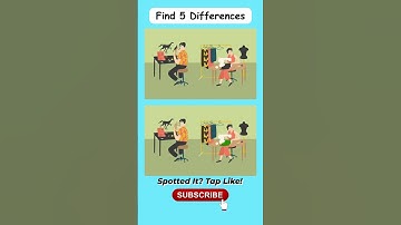 Spot The Differences 125 | #spotthedifference #FindTheDifferences #puzzle #quiz #braintest #quizdiff