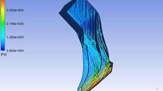 Centrifugal Compressor Animation (Pressure Distribution)