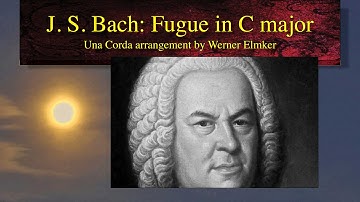 J. S. Bach: Fugue in C major from WTK 1 • Una Corda arrangement by Werner Elmker