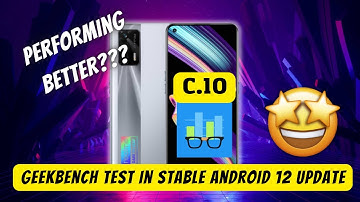 Geekbench 5 test in Realme X7 Max C10 Update!😍