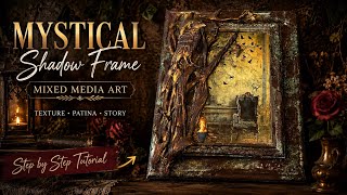Mystical Shadow Frame Decoupage Queen Gothic