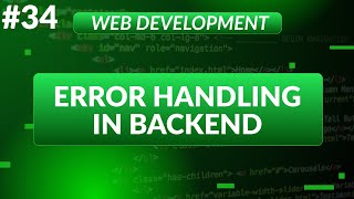 #34: Error Handling In Backend | Web Development Course | Nepali