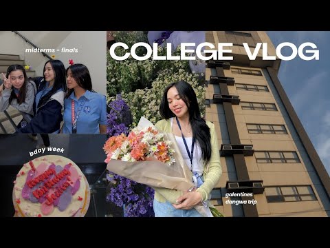 college chronicles - ep. 6 💐 dangwa trip, midterms & finals szn, chikas, and more