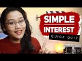 Simple Interest Quiz | CSE and UPCAT Review