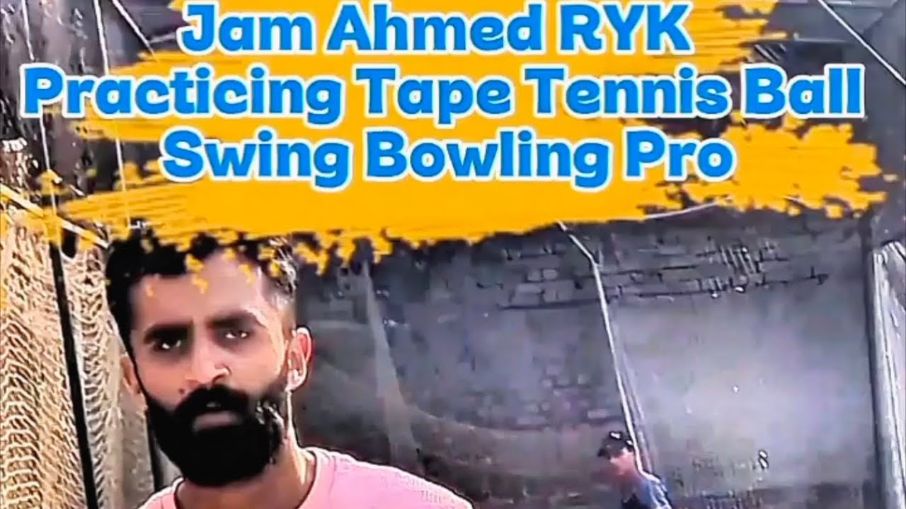 🔥Jam Ahmed RYK Learning #TapeBall #Cricket🏏 Air, In & Out Swing with ...