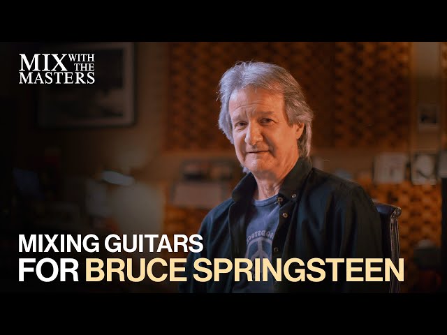Bob Clearmountain mixing guitars for Bruce Springsteen | Sneak Peek class=