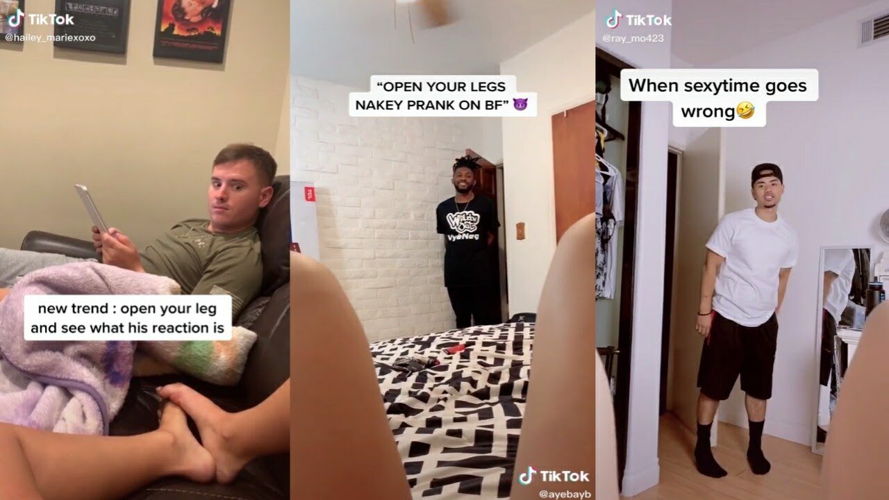 Open Your Leg Nak*d in front of Bf and See Reaction Tiktok Compilation -  YouTube