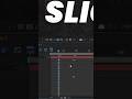 After Effects Slice Text Animation 🔪 | Viral Motion Graphics Trick #slicetextanimation #aftereffects