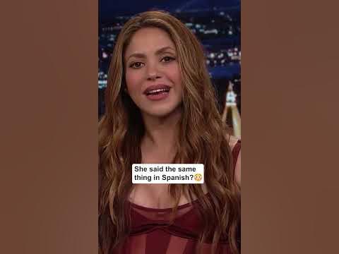 #shakira sounds like what!? 😅 - YouTube