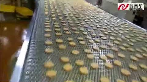 Automatic Sandwich Biscuits feeding and packaging machine line alive working in  Malaysia Julie