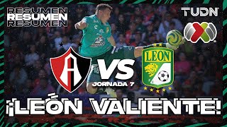 Resumen y goles | Atlas vs León | CL2024 - Liga Mx J7 | TUDN