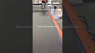 Acoustic panel nailing machine