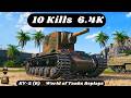 KV-2 (R) 10 Kills 6.4K Damage & KV-2 (R) 5.3K Dmg 8 Kills World of Tanks | Mir Tankov