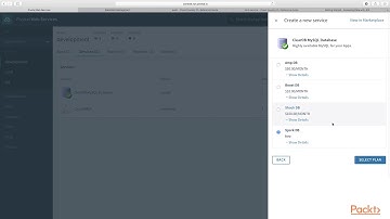 Learn Pivotal Cloud Foundry for Web Developer:Provision SQL DB from PCF Marketplace|packtpub.com
