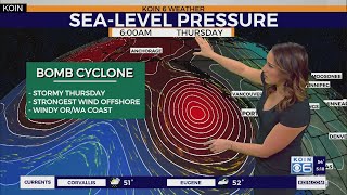 Meteorologist Kelley Bayern breaks down the incoming bomb cyclone