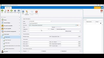 Accounting Training Video 5 - Fixed Assets - LIBRA ERP System