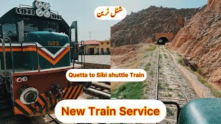 New Train Service from Quetta to Sibi || Shuttle Train First Time Travelling || ML-3 #quetta