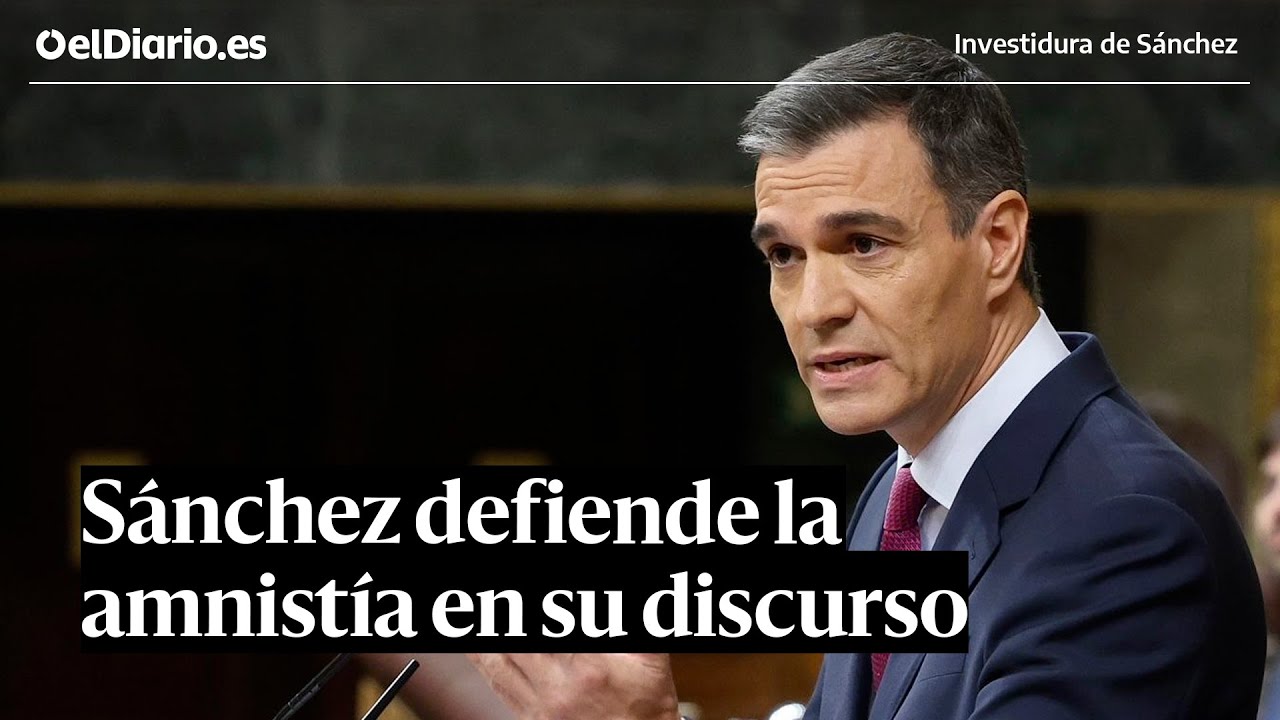 DISCURSO COMPLETO de SÁNCHEZ en el debate de investidura