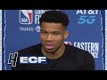 Giannis Antetokounmpo Postgame Interview - Game 2 ECF  - Hawks vs Bucks | 2021 NBA Playoffs