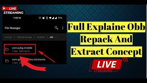Full Explaine Obb Repack And Extract Concept Stylo Gaming is Live  720 X 1280