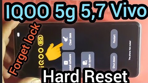 How to Hard Reset vivo iQOO 7 Forget Pattern Lock Unlock 2022 without Pc