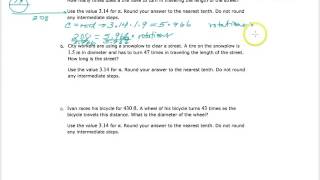 Circumference Applications   Applying the circumference formula in real world situations