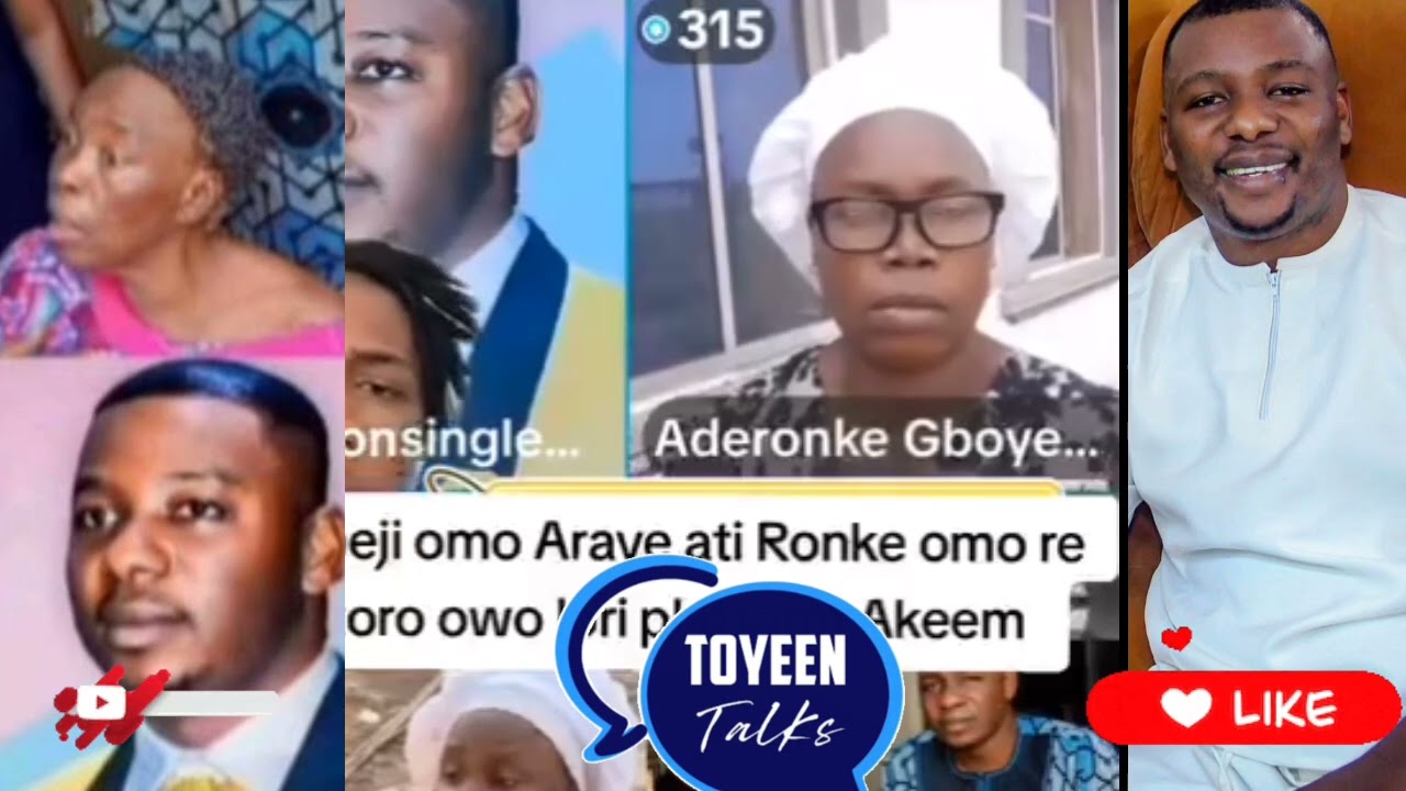 PLEASE LISTEN TO QUESTION TI BRODA HAKEEM BERE LOWO OMO IYA IBEJI ARAYE LE LORI WIPE KI WON LO WA 