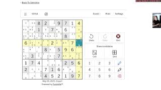 Expert Sudoku Los Angeles Times May 5, 2025