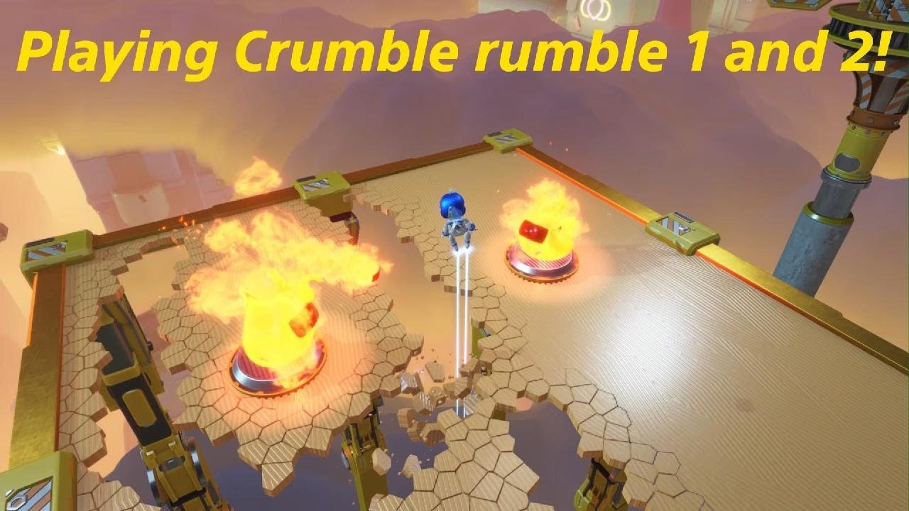 Playing Crumble rumble 1 and 2!