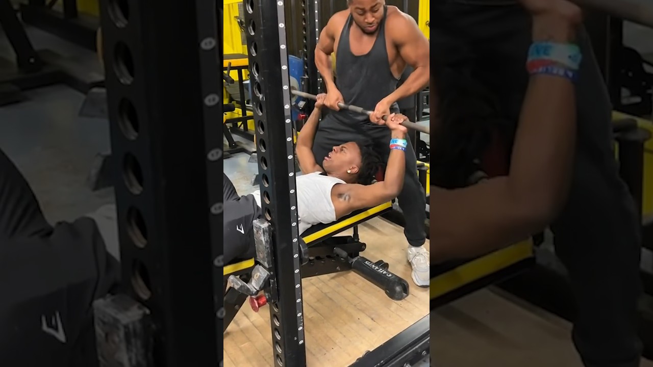 Bench Pressing with ISHOWSPEED! 