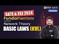 GATE 2024 | Network Theory | Basic Laws (KVL) | Electrical, Electronics and Instrumentation | BYJU&#39;S