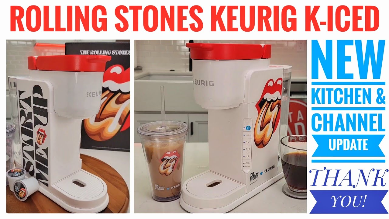 Limited Edition Keurig Rolling Stone Start Me Up Iced Coffee Kit