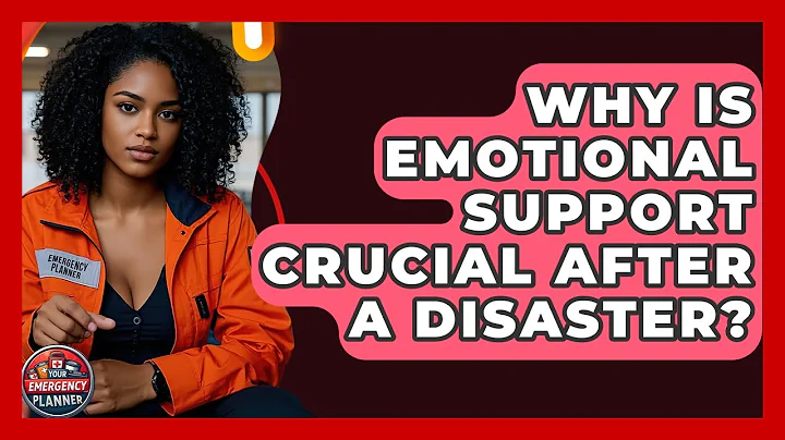 Why Is Emotional Support Crucial After A Disaster? - Your Emergency Planner
