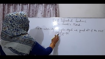 243709:Lecture-18 Partial differential Equation by Yeasmin Akther
