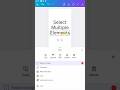 How to select multiple elements in Canva mobile #canva #canvatutorial  #shorts