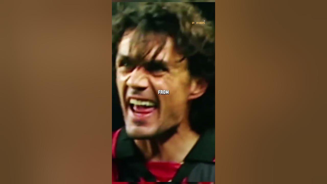 When Maldini made the scariest Milan ultras kneel for him 🥵🐐 #shorts sh