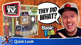 Famous Basic Fun Tiny TV Classics - Batman Ultra Retro Quick Look Net Worth