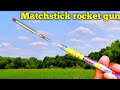 Amazing matches rocket matchstick rocket fire gun diy mini rocket