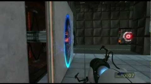 Rexaura (Portal mod) - Chamber 06 - 29 seconds, 4 portals