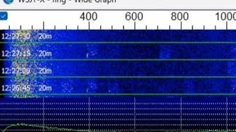 WSJT-X Waterfall Settings