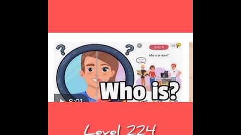#Tricky #Puzzle #Who Is? Level 224 "Put them in order"
