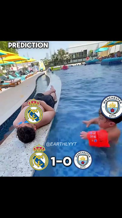 Real madrid vs man city 🐐 #championsleague