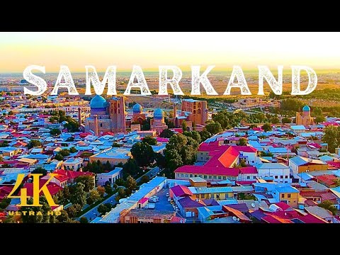 Samarkand, Uzbekistan 🇺🇿 4k ULTRA HD | Drone footage