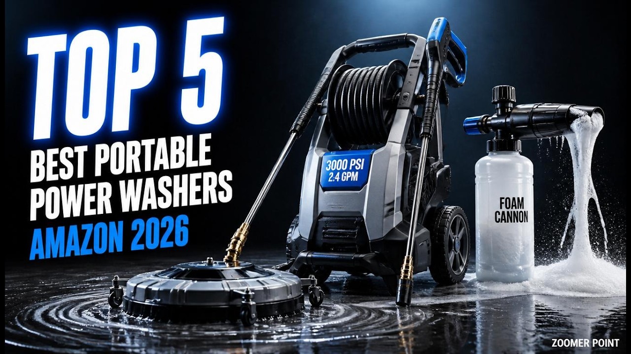 TOP 5 PRESSURE WASHERS ON AMAZON 2026 - CLEAN DRIVEWAY, CAR & PATIO ...