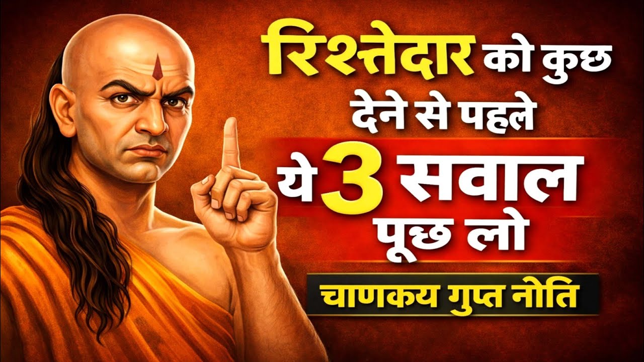 रिश्तेदार को कुछ देने से पहले ये 3 सवाल पूछ लो | चाणक्य की कड़वी लेकिन सच्ची नीति
