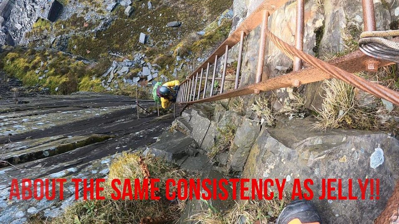 Snakes & Ladders Dinorwic Quarry April 2023 YouTube