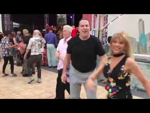 Sandy Dell and Neil Kessler - Hustle Dancing at Lincoln Center - YouTube